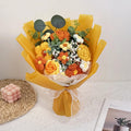 Crochet Rose Bouquet, Handmade Forever Flowers, Gift for Her